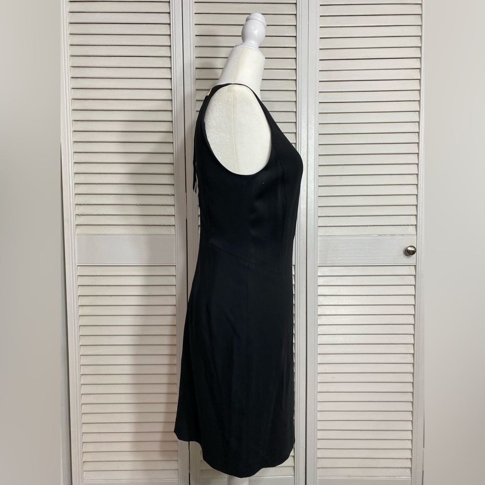 Size 4 Rag & Bone Sleeveless Little Black Dress w/ Side Paneling & Back Zipper - Picture 5 of 11